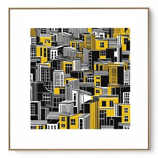 Quadro Decorativo Cidade Linha III