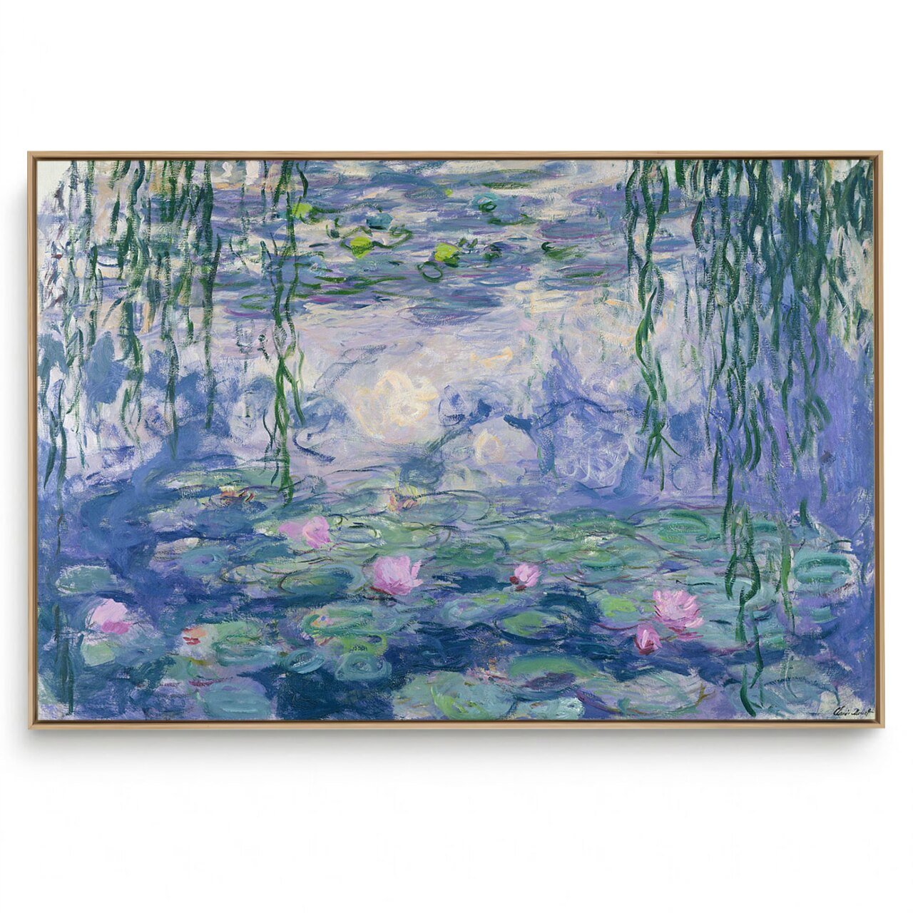 Quadro Decorativo Reprodução Pintores Claude Monet - Nymphéas 1852