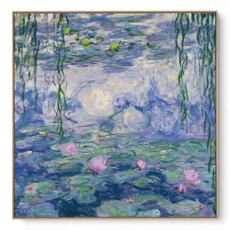 Quadro Decorativo Reprodução Pintores Claude Monet - Nymphéas 1852 Q