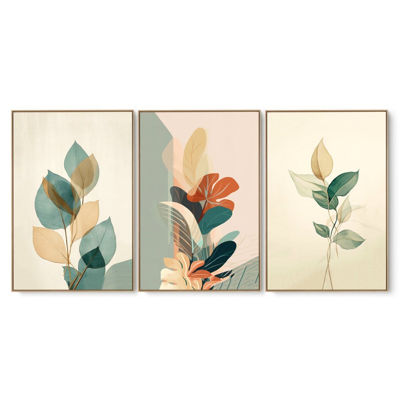 Quadro Decorativo Composição Trio Liz Flow 