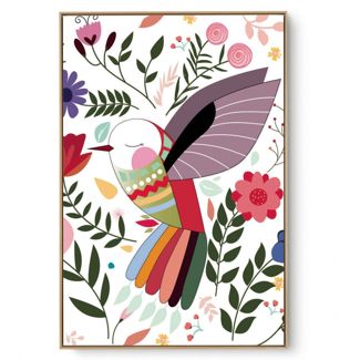 Quadro Decorativo Estilo Beija Flor
