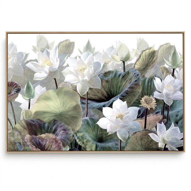 Quadro Decorativo Flor Branca Único