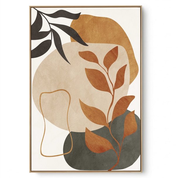 Quadro Decorativo Folha Terra III