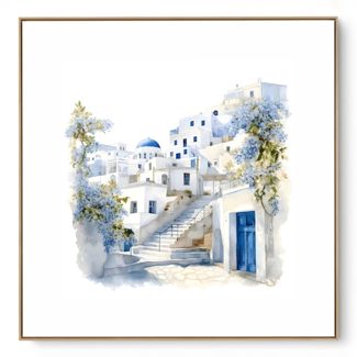 Quadro Decorativo Grécia Arte IV