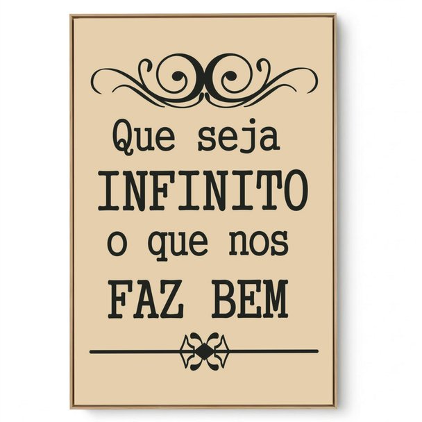 Quadro Decorativo Infinito III