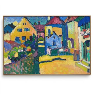 Quadro Decorativo Reprodução Pintores - Kandinsky Green Lane em Murnau