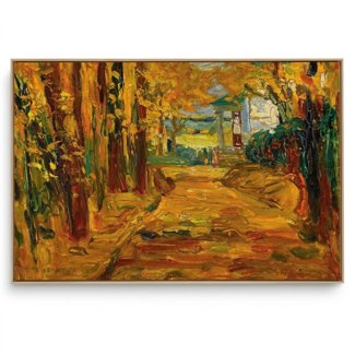 Quadro Decorativo Reprodução Pintores - Kandinsky Nuvem Herbst I