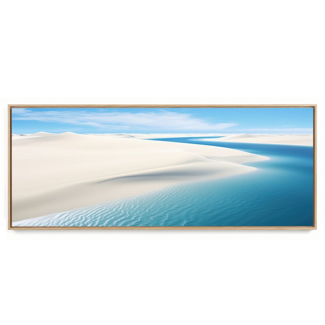 Quadro Decorativo Panorâmico Lençóis Maranhenses IX