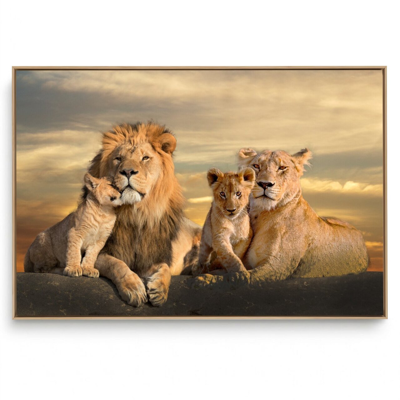 Quadro Decorativo Familia Leão X