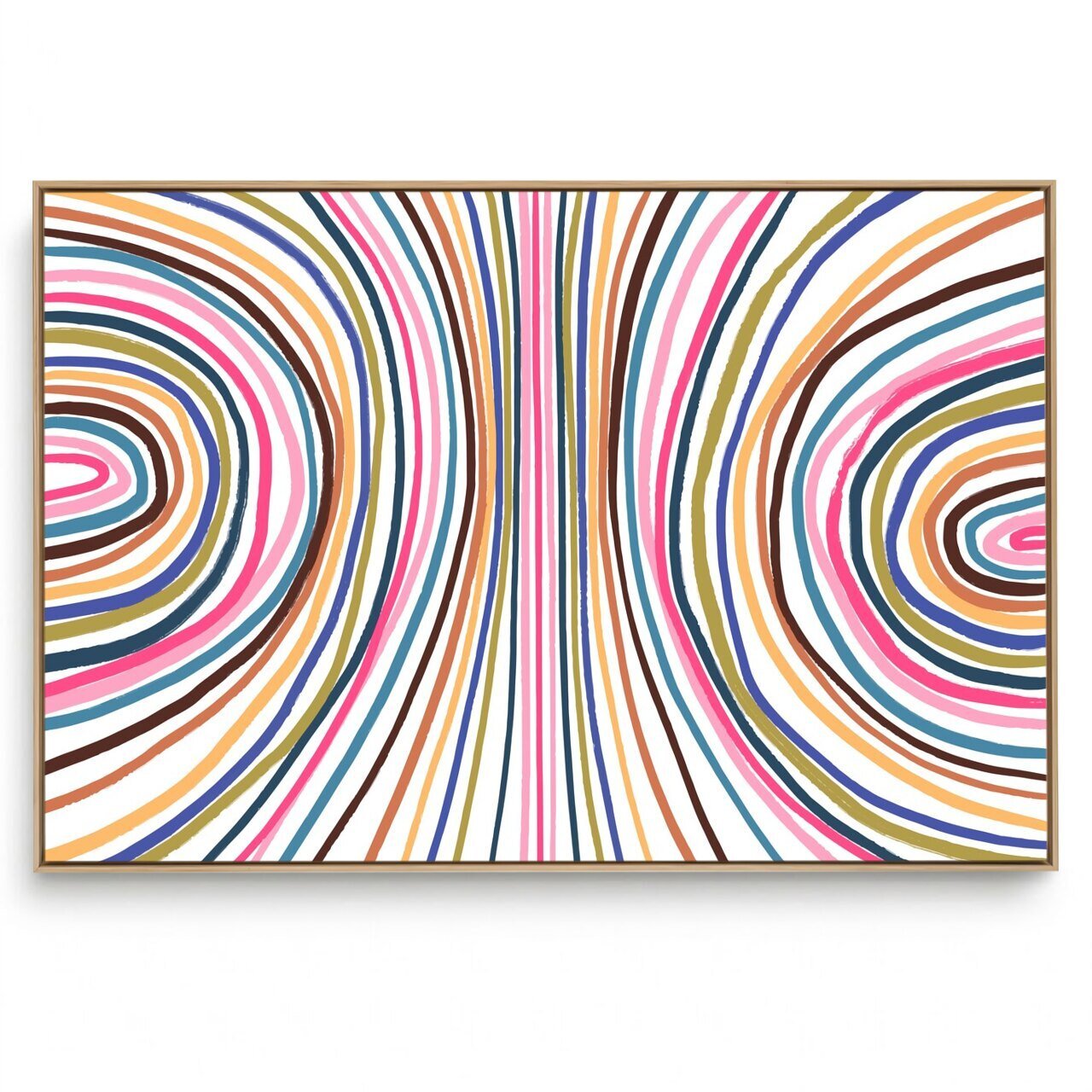 Quadro Decorativo Linhas Coloridas H2
