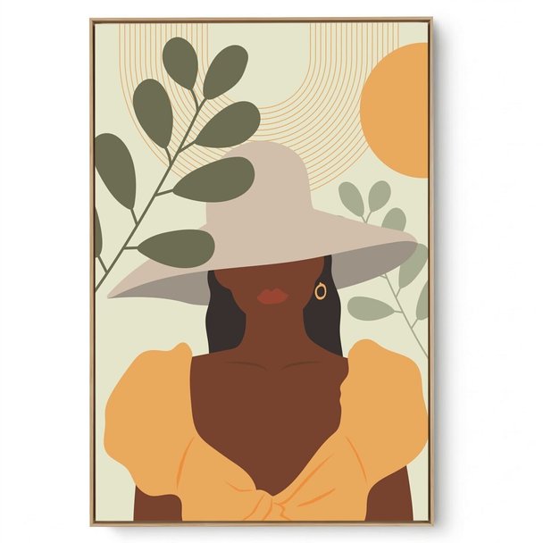 Quadro Decorativo Line Mulher III
