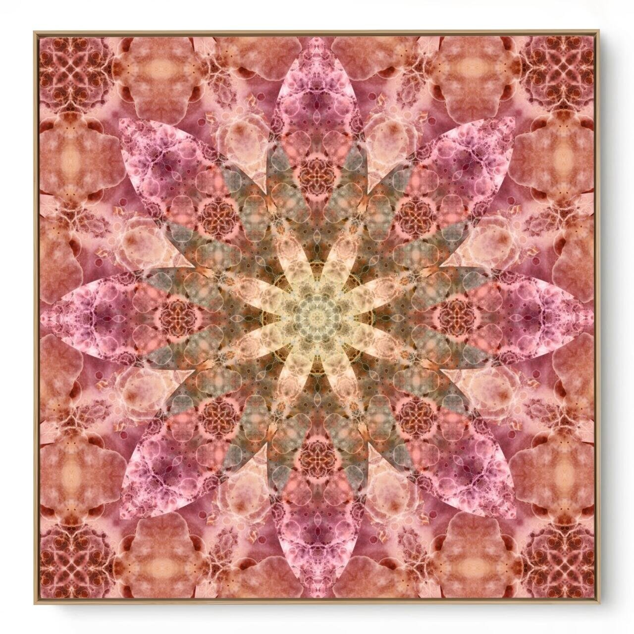 Quadro Decorativo Mandala Caleidoscópio IV