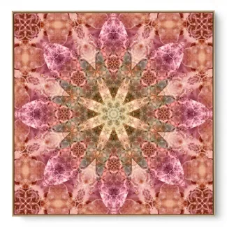 Quadro Decorativo Mandala Caleidoscópio IV