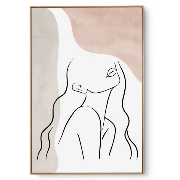 Quadro Decorativo Mulher Line