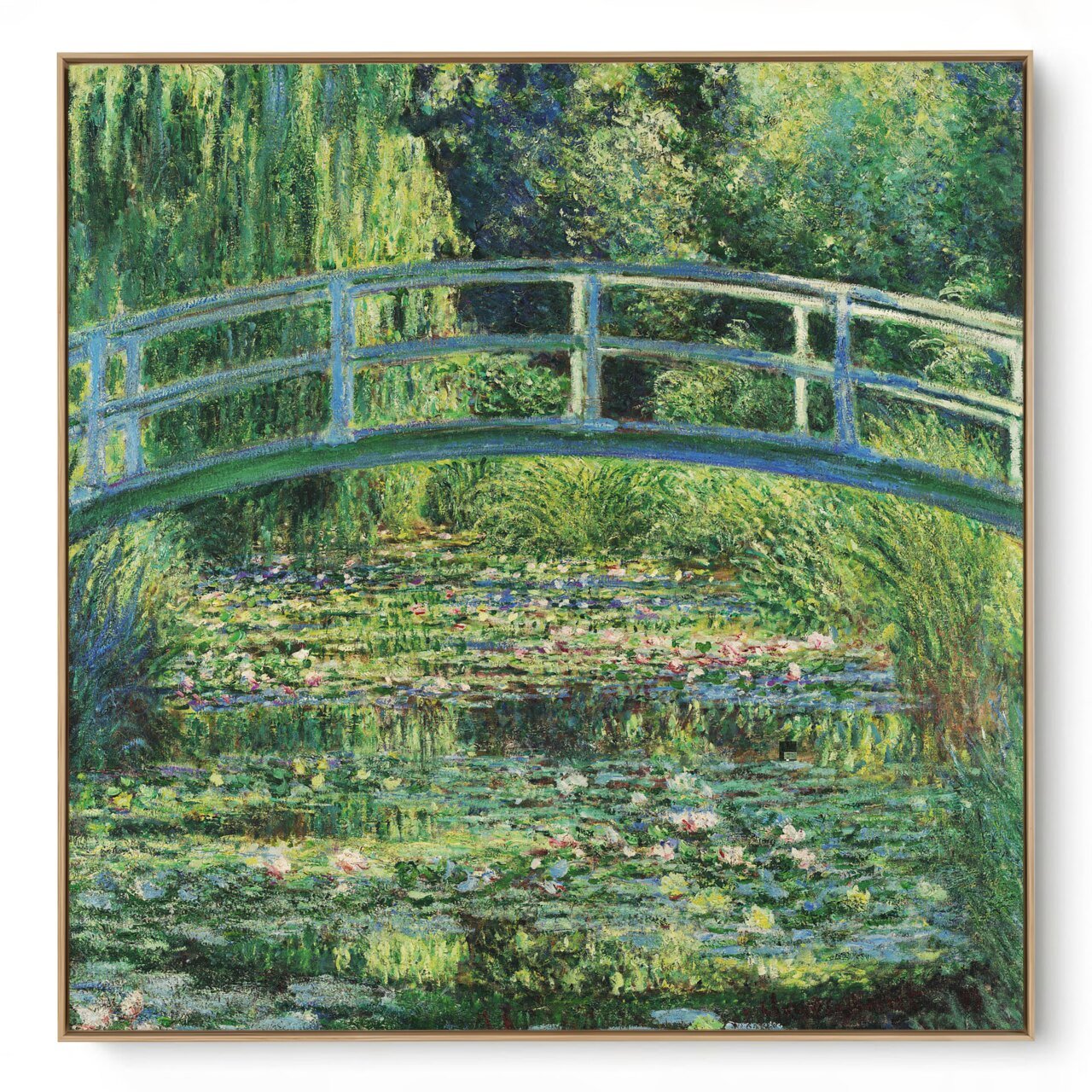 Quadro Decorativo Reprodução Pintores - Claude Monet - Passarela dos Lírios D'água