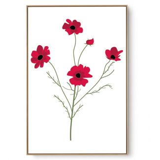 Quadro Decorativo Mini Vermelhas