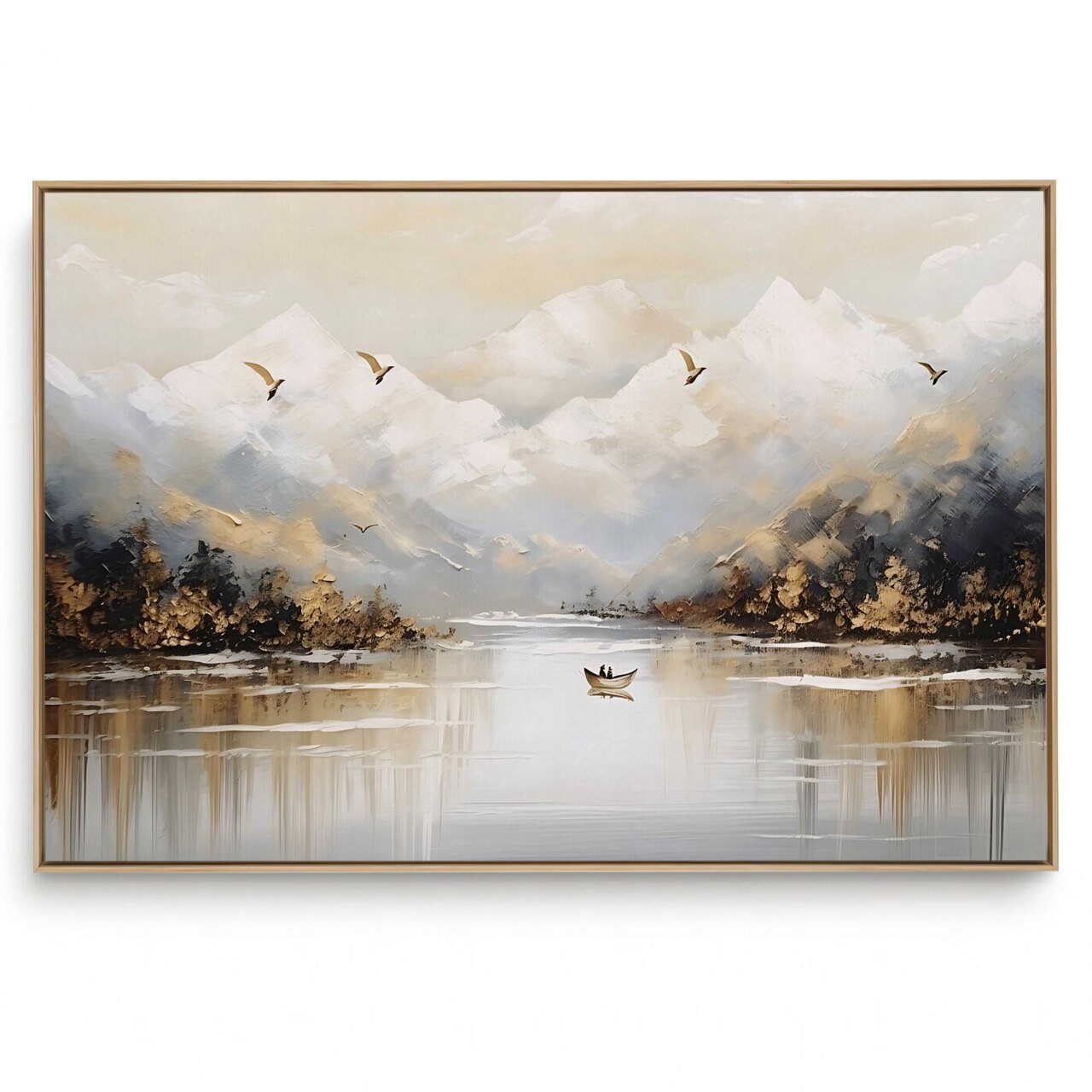 Quadro Decorativo Montanha Gold I