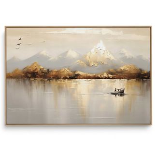 Quadro Decorativo Montanha Gold II