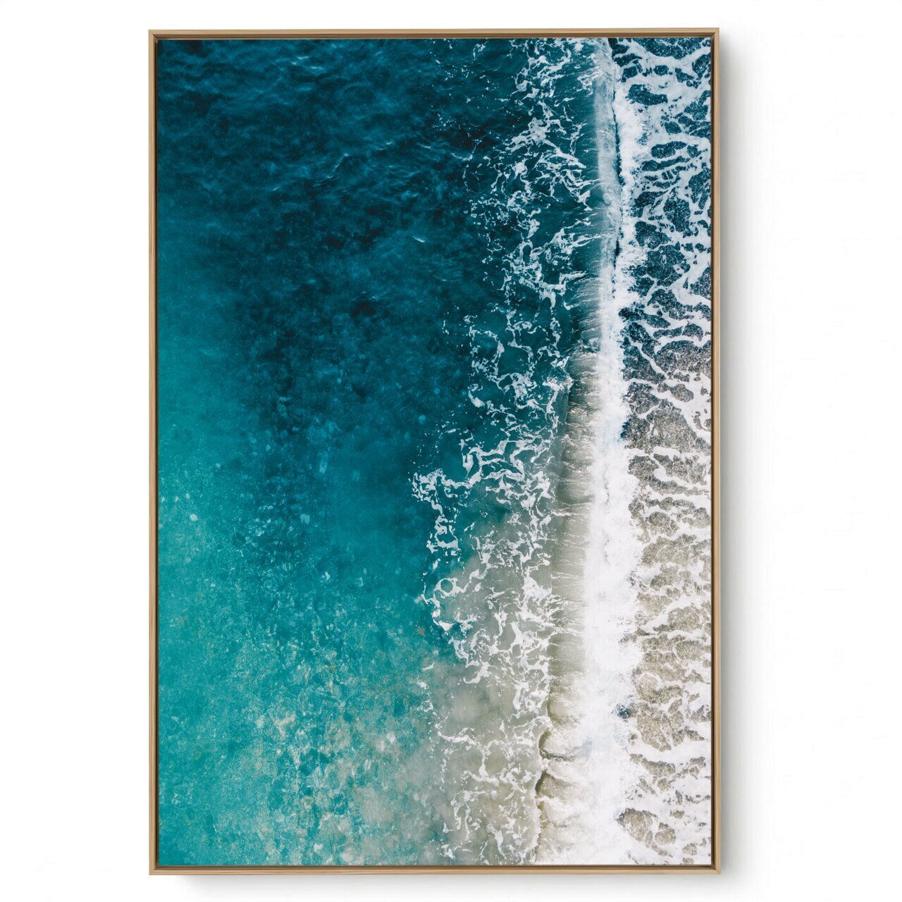 Quadro Decorativo Onda Azul II