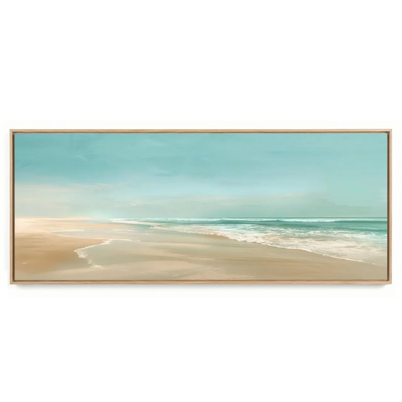 Quadro Decorativo Panorâmico Abstrato Suave V