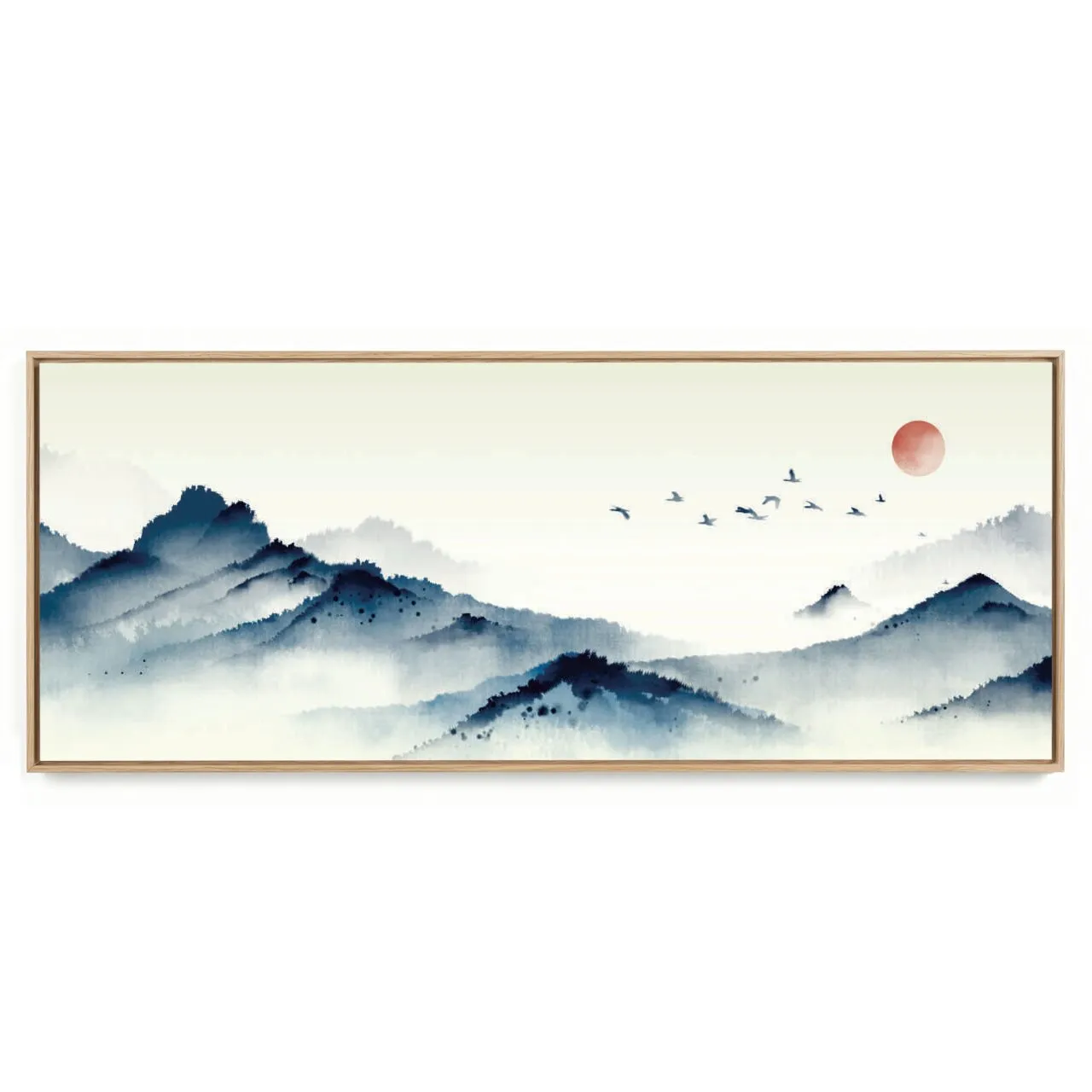 Quadro Decorativo Panorâmico Montanha Minimalista