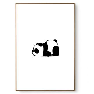 Quadro Decorativo Panda Soneca