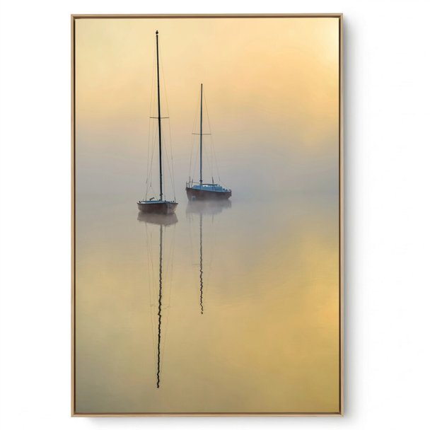 Quadro Decorativo Paisagem Barco A Vela I