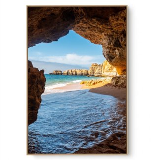 Quadro Decorativo Pedra e Mar I