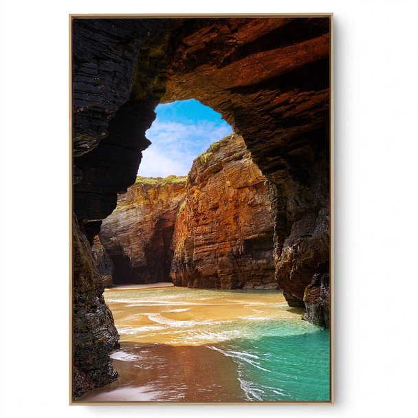 Quadro Decorativo Pedra e Mar II