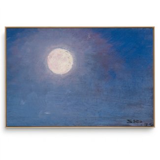 Quadro Decorativo Reprodução Pintores - Peder Severin Kroyer - Lua Cheia