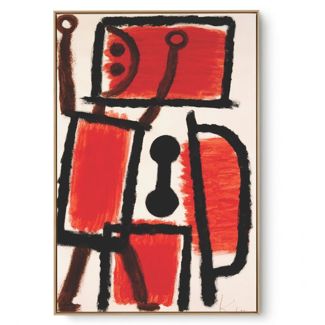 Quadro Decorativo Reprodução Pintores - Paul Klee - Serralheiro 1940