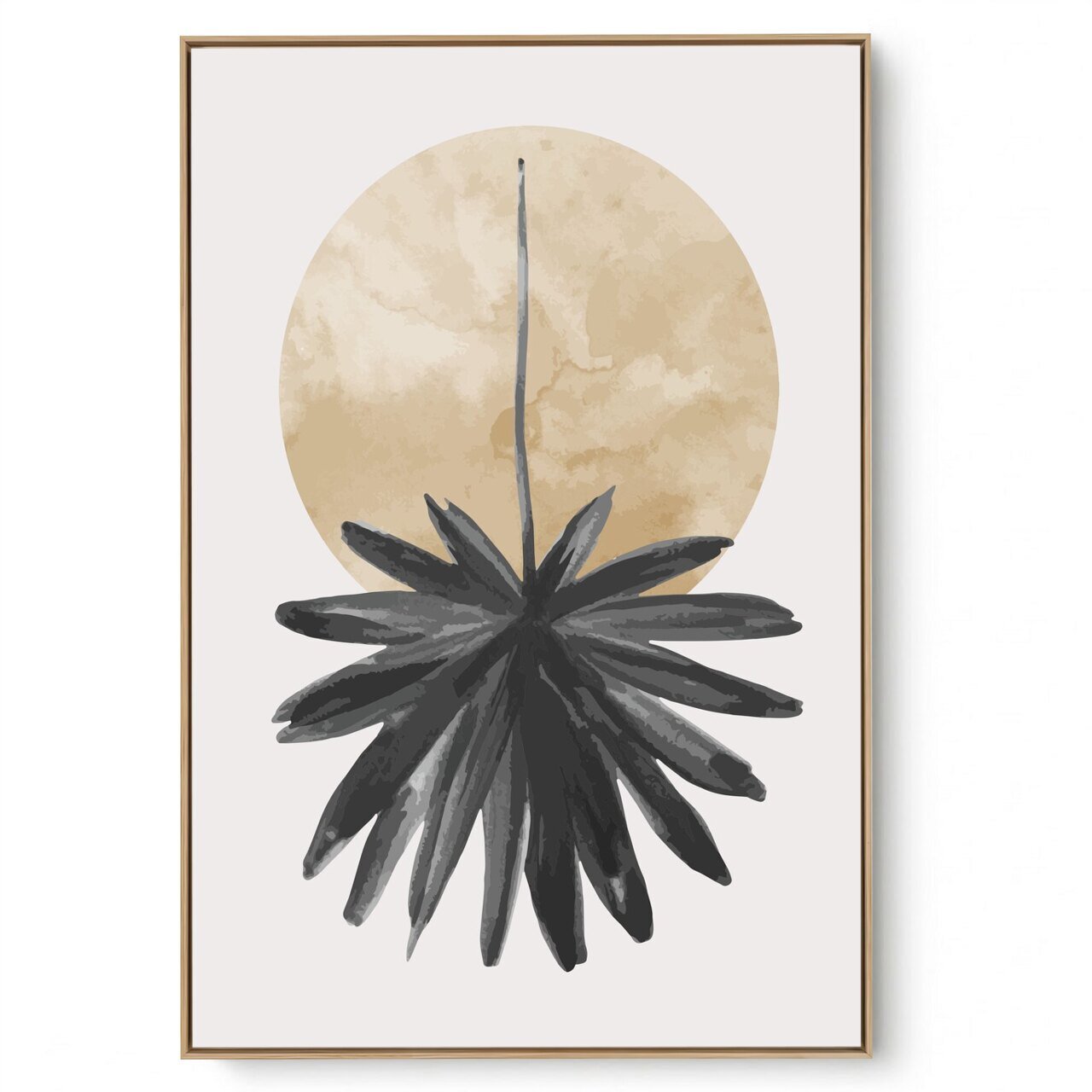 Quadro Decorativo Palmeira Black I