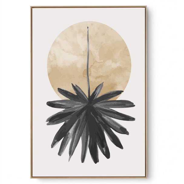 Quadro Decorativo Palmeira Black I
