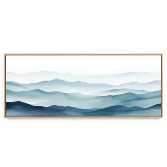 Quadro Decorativo Panorâmico Montanha Suave Única II