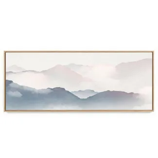 Quadro Decorativo Panorâmico Montanha Suave Única III