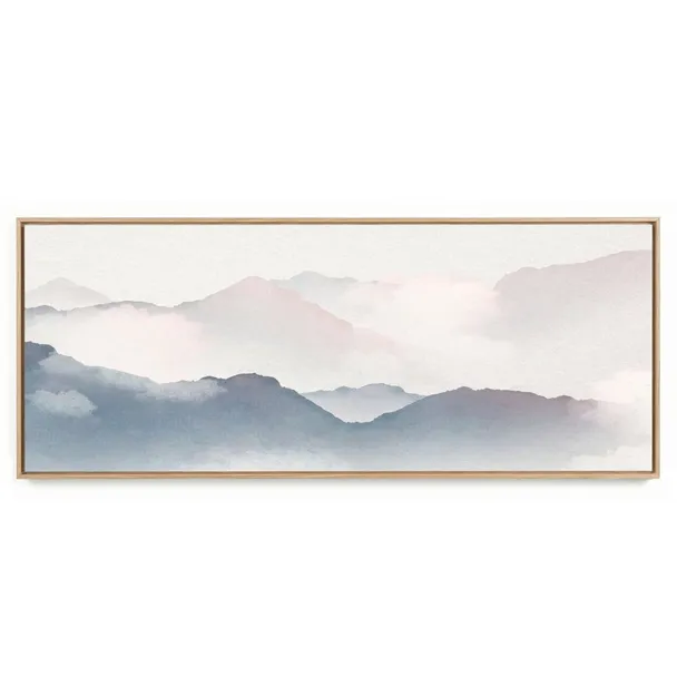 Quadro Decorativo Panorâmico Montanha Suave Única III
