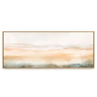 Quadro Decorativo Panorâmico Montanha Suave Única IV