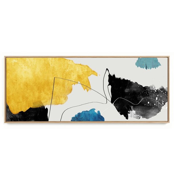 Quadro Decorativo Abstrato Panorâmico Abs I