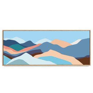 Quadro Decorativo Panorâmico Montanha II