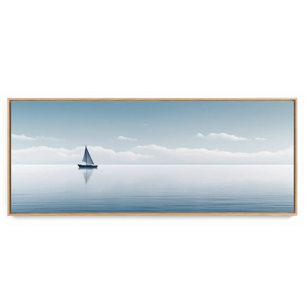 Quadro Decorativo Panorâmico Veleiro Suave
