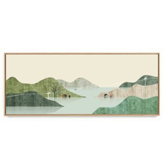 Quadro Decorativo Panorâmico Paisagem Minimalista IV