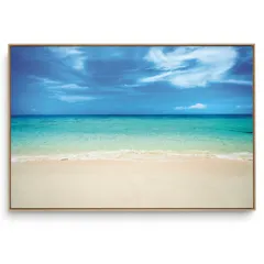 Quadro Decorativo Praia Azul