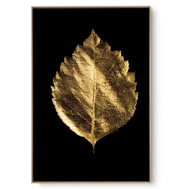 Quadro Decorativo Preto e Dourado II