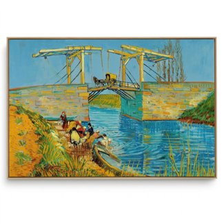 Quadro Decorativo Reprodução de Pintores - Van Gogh - Bridge at Arles