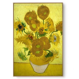 Quadro Decorativo Reprodução Pintores Van Gogh - Sunflowers