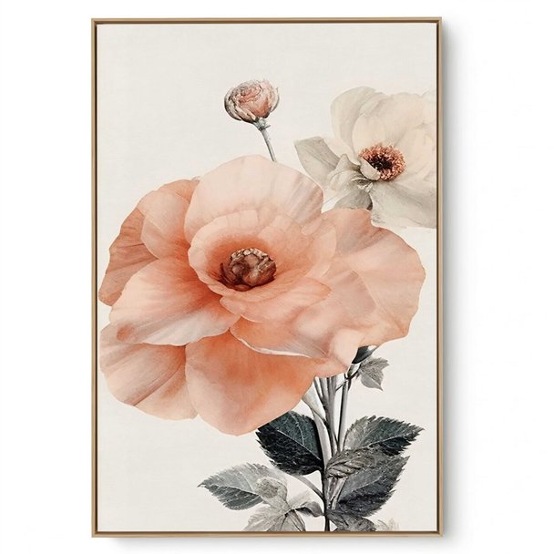 Quadro Decorativo Serie Flores Boho IV