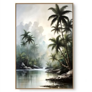Quadro Decorativo Serie Coqueiros III
