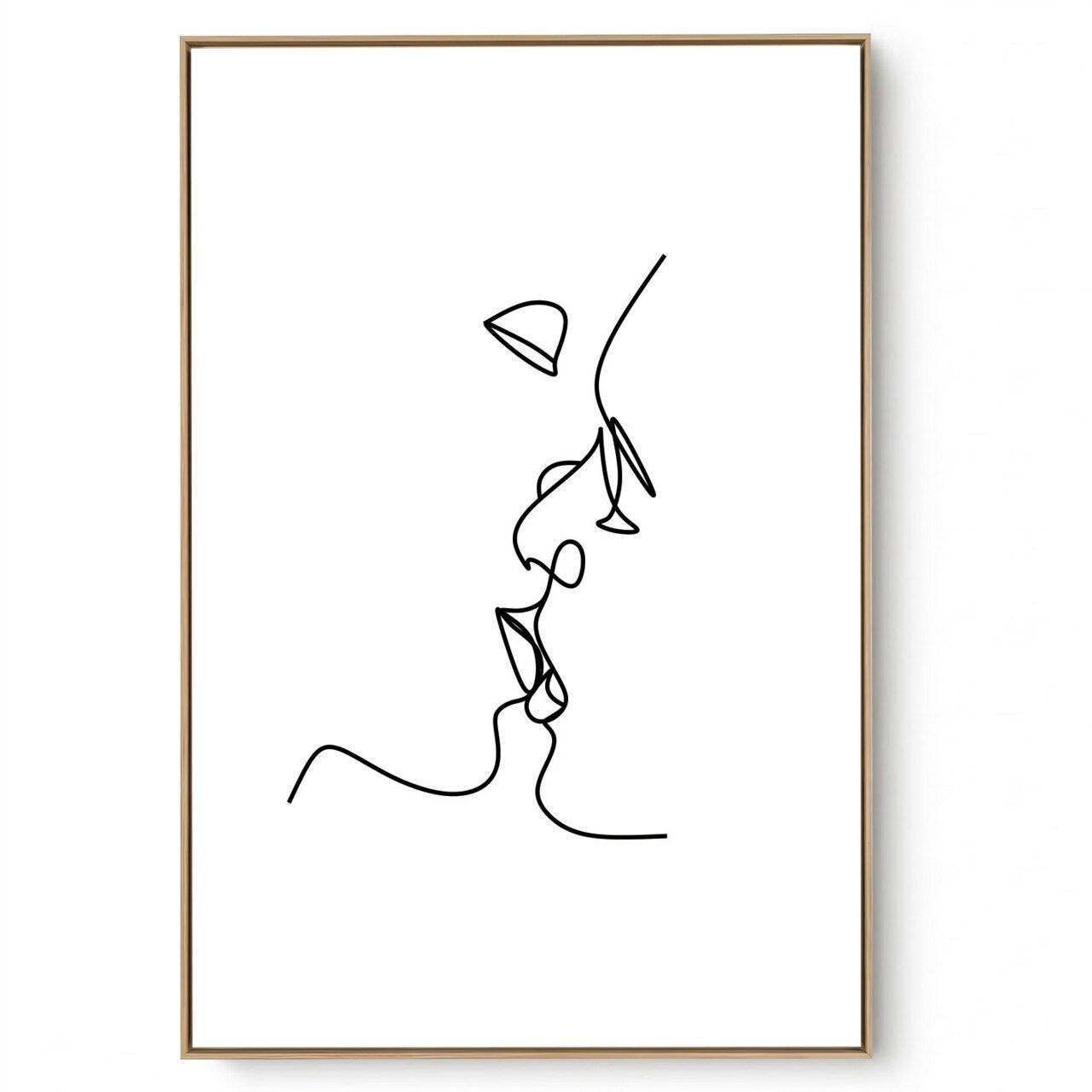 Quadro Decorativo Traço Casal