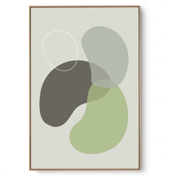 Quadro Decorativo Tons Green I