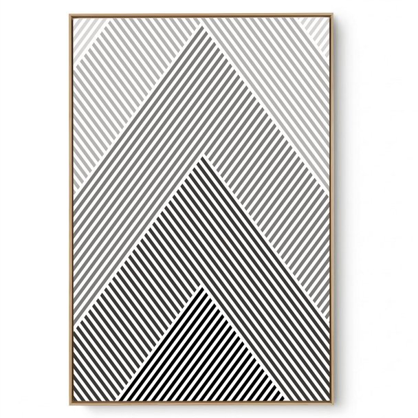 Quadro Decorativo Triângulo Geométrico